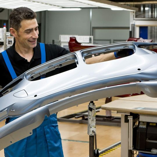 Kunststoffkomponente für das Exterieur