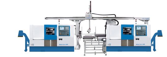 High-Tech aus Neumünster: Drehzentren Alpha Turn 325 mit Automatisierung. High-Tech aus Neumünster: Drehzentren Alpha Turn 325 mit Automatisierung.