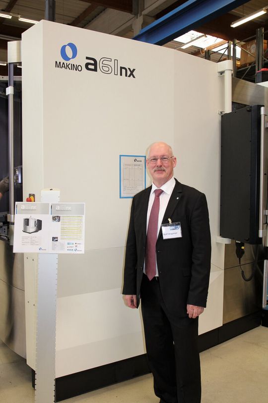 „Mit der a51nx und der a61nx hat Makino die Grenzen der 40-Konus Bearbeitung deutlich weiter gesteckt," erklärte Rolf Wagener, Produktmanager bei Makino. Kapazität, Produktivität und Zuverlässigkeit befinden sich mit den neuen Anlagen laut Wagener auf dem Niveau einer 50-Konus Bearbeitung.