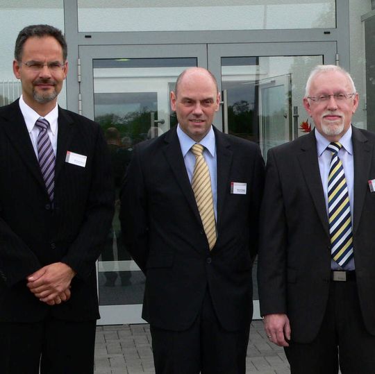 RK Rose+Krieger auf Wachstumskurs (v.l.n.r.): Michael Amon, Technischer Leiter, Bernd Klöpper, Marketingleiter und Hartmut Hoffmann, Geschäftsführer.