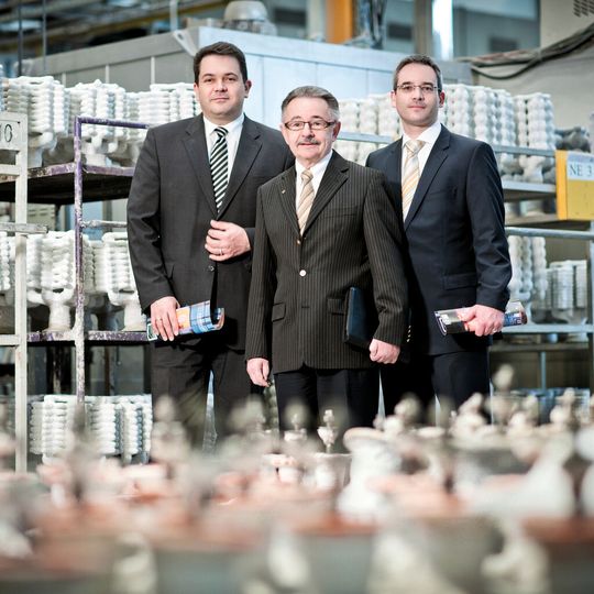 Werner Blank mit Axel Breitling und Ingo Bitzer Werner Blank mit Axel Breitling und Ingo Bitzer