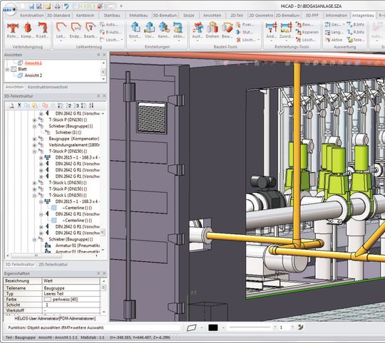 Die CAD-Software HiCAD von ISD ist jetzt in einer neuen Version verfügbar. Die CAD-Software HiCAD von ISD ist jetzt in einer neuen Version verfügbar.