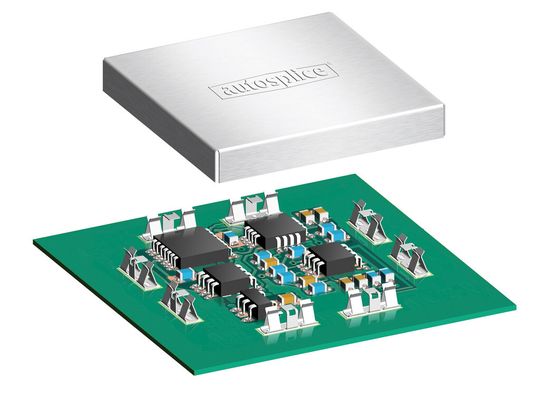 Autosplice zeigt auf der SMT Hybrid Packaging seine RFI Shield Clips für Befestigung von Abdeckungen.