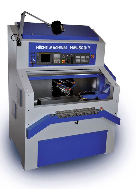 Le produit phare actuel de Hêche Machines SA, c'est la machine Type HM-800/Y. Le produit phare actuel de Hêche Machines SA, c'est la machine Type HM-800/Y.