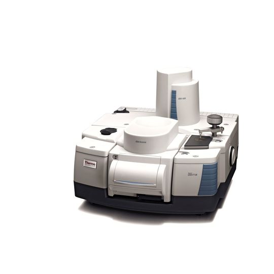 Das Thermo Scientific Nicolet iS50 FT-IR-Forschungsspektrometer mit Direktzugriff. Das Thermo Scientific Nicolet iS50 FT-IR-Forschungsspektrometer mit Direktzugriff.