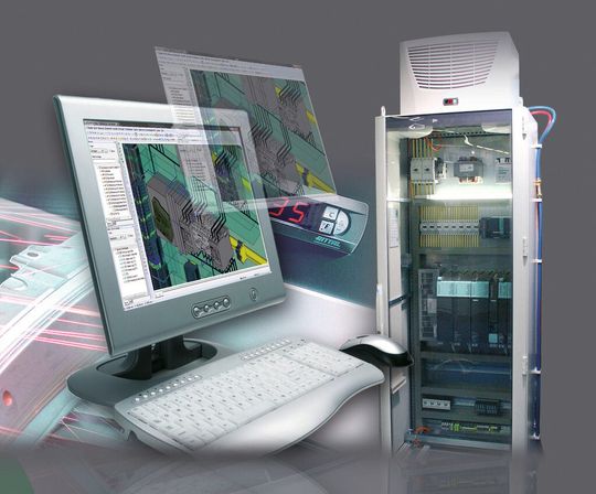 Im Zusammenspiel von Eplan- und Rittalsystemlösungen lässt sich Energieeffiziens schon im frühen Stadium des Engineerings sichern. Im Zusammenspiel von Eplan- und Rittalsystemlösungen lässt sich Energieeffiziens schon im frühen Stadium des Engineerings sichern.