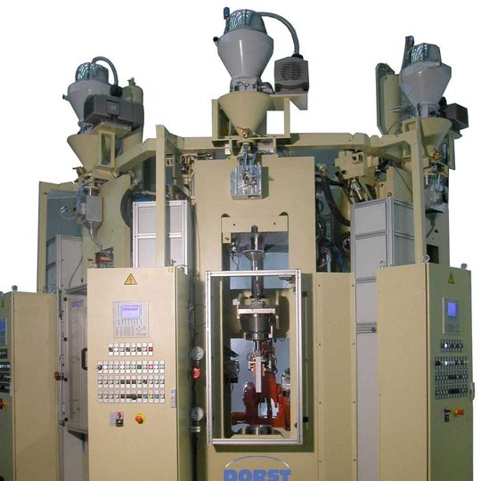 Isostatisches Pressenmodul IPM40/3 zur Herstellung von Batteriehülsen