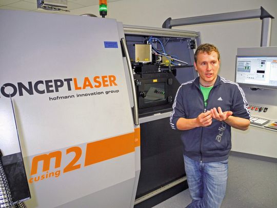 Christoph Hauck, Geschäftsführer von Toolcraft: «Laserschmelzen bedeutet einen Quantensprung, um funktionelle, kompakte und preisgünstige Bauteile anzubieten.» Christoph Hauck, Geschäftsführer von Toolcraft: «Laserschmelzen bedeutet einen Quantensprung, um funktionelle, kompakte und preisgünstige Bauteile anzubieten.»