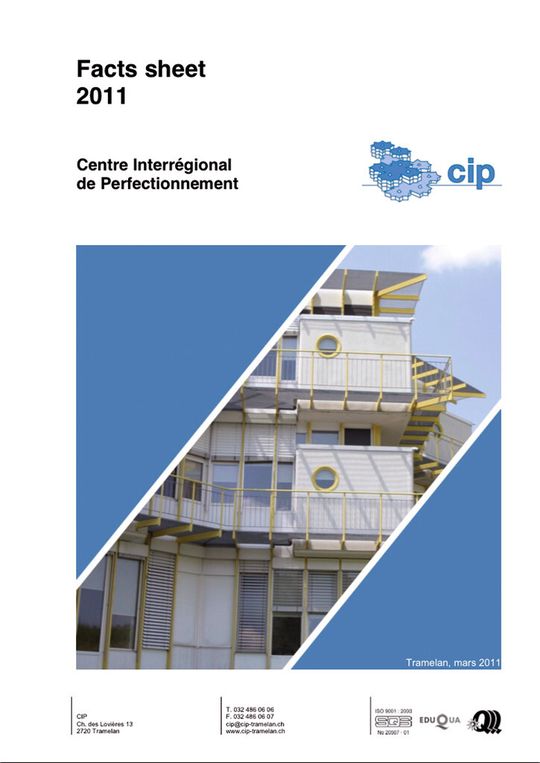 «Fact Sheet» 2011 du CIP de Tramelan.