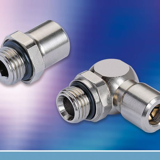 Steckbare Pneumatikanschlüsse mit 20 mm Durchmesser für Schläuche und Verrohrungen