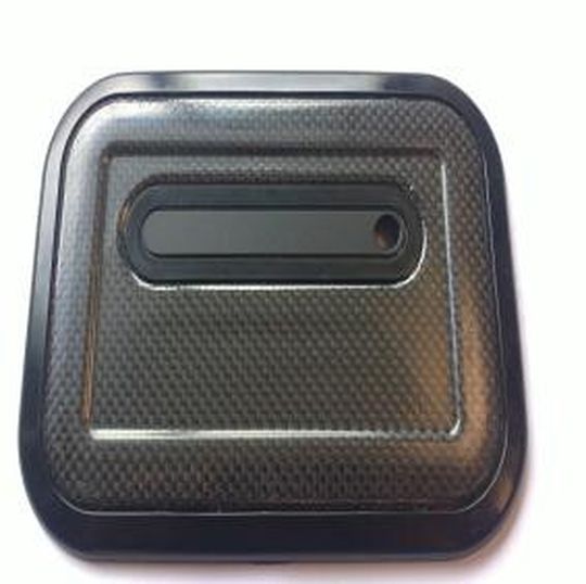 Leichtbauteil aus Organoblech und angespritzten Funktionselementen. Das Umformen des Organoblechs und das Hinterspritzen fanden in einer Spritzgießform mit Induktionsheizung statt. Leichtbauteil aus Organoblech und angespritzten Funktionselementen. Das Umformen des Organoblechs und das Hinterspritzen fanden in einer Spritzgießform mit Induktionsheizung statt.