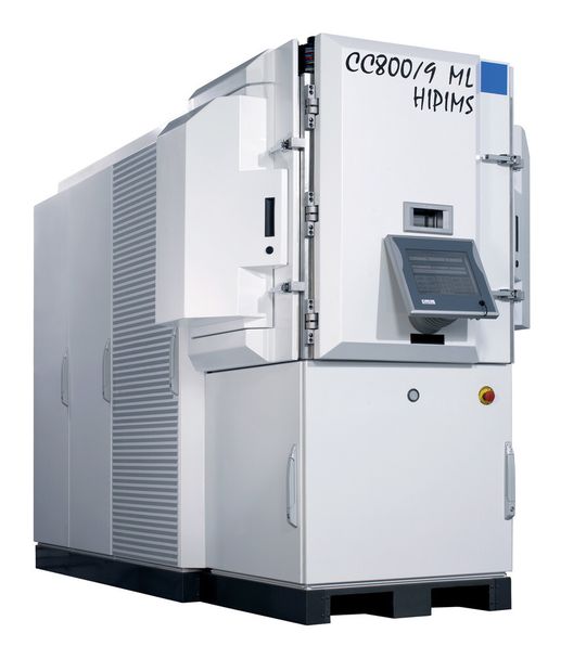 The CC800/9 unit can deposit coatings of thicknesses of 12 µm or more. The CC800/9 unit can deposit coatings of thicknesses of 12 µm or more.