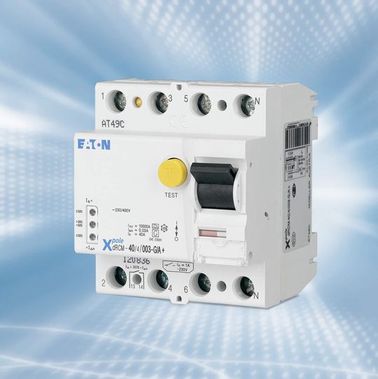 Digitaler FI/LS-Kombischutzschalter und digitaler Fehlerstromschutz-schalter Typ B+ vonEaton