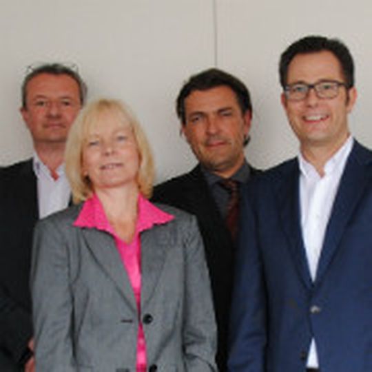 Sind für internationale Orientierung (v.li.): Rainer Zschocke, Antje Woltermann, Sven Unold und Adrian Glöckner.