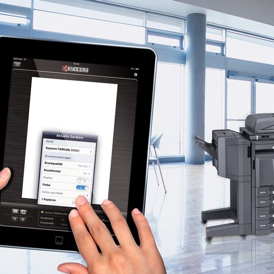 Mit Kyocera Mobile Print Drucken und Scannen ohne Cloud Mit Kyocera Mobile Print Drucken und Scannen ohne Cloud
