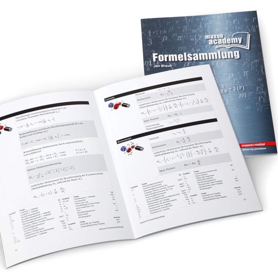 Die Maxon-Formelsammlung enthält Formeln, Begriffe und Erläuterungen für die Berechnungen rund um Antriebssysteme. Die Sammlung mit Illustrationen, Beschreibungen und einem Flussdiagramm unterstützen eine zielgerichtete Antriebsauswahl.