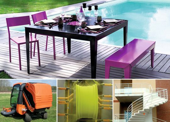 Das Industrie-Pulverlacksystem Alesta IP Gloss für die Schutz- und Dekorbeschichtung von Metalloberflächen aller Art für den Innen- und Aussenbereich. Das Industrie-Pulverlacksystem Alesta IP Gloss für die Schutz- und Dekorbeschichtung von Metalloberflächen aller Art für den Innen- und Aussenbereich.