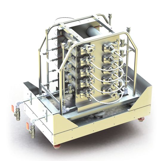 Der Agitated Tube Reactor (ATR) ist ein Rohrreaktor mit radialem dynamischem Mischen. Der Agitated Tube Reactor (ATR) ist ein Rohrreaktor mit radialem dynamischem Mischen.