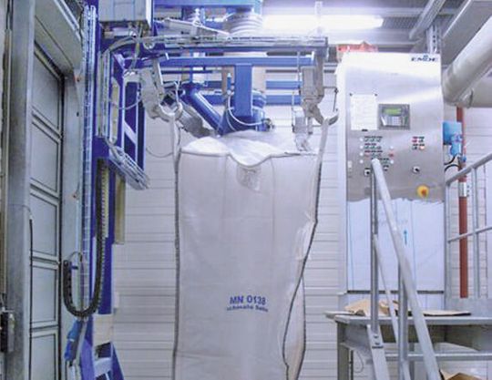Big Bag-Füllstationen auch für leichte Produkte