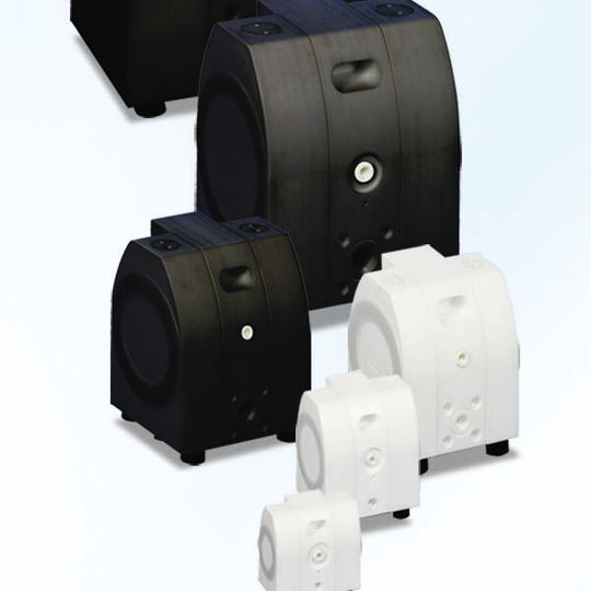 Alamtec's E-Series plastic AODD pump offers fulll containment for the safe transfer of acids. Alamtec's E-Series plastic AODD pump offers fulll containment for the safe transfer of acids.