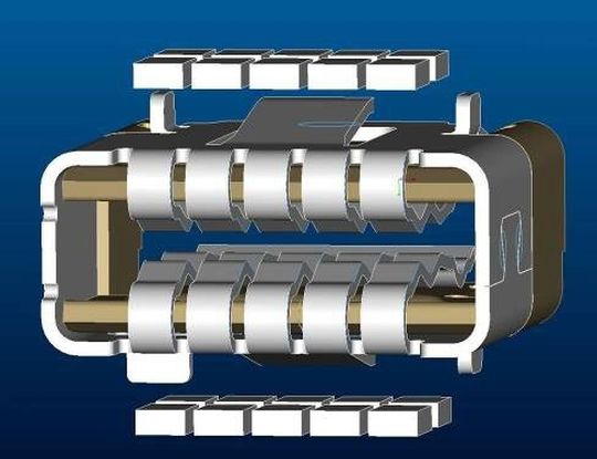 Bei der Entwicklung eines neuen Steckverbinders setzte die Tyco Electronics AMP auf optiSLang und ANSYS, um die geforderten Spezifikationen bezüglich der Kontaktkräfte in einem eng tolerierten Rahmen zuverlässig zu erreichen Bei der Entwicklung eines neuen Steckverbinders setzte die Tyco Electronics AMP auf optiSLang und ANSYS, um die geforderten Spezifikationen bezüglich der Kontaktkräfte in einem eng tolerierten Rahmen zuverlässig zu erreichen