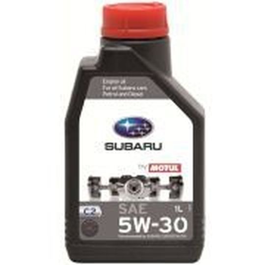Das Motorenöl „Subaru by MOTUL 5W30“ wurde für alle Subaru-Fahrzeuge mit Benzin- und Dieselmotoren entwickelt. Das Motorenöl „Subaru by MOTUL 5W30“ wurde für alle Subaru-Fahrzeuge mit Benzin- und Dieselmotoren entwickelt.