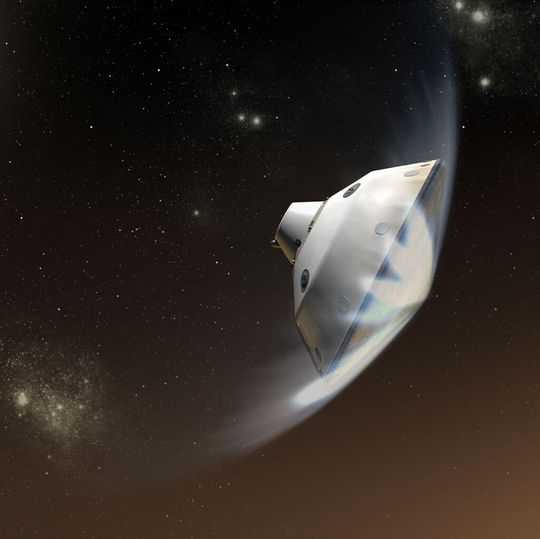 Sieben Minuten des Terrors: So wird das Mars Science Lab gegen Ende seiner Reise zum Mars aussehen Sieben Minuten des Terrors: So wird das Mars Science Lab gegen Ende seiner Reise zum Mars aussehen