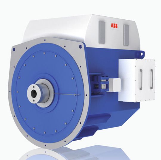 Mit den MS PMG stellt ABB neue Permanentmagnetgeneratoren mit mittlerer Drehzahl vor. Mit den MS PMG stellt ABB neue Permanentmagnetgeneratoren mit mittlerer Drehzahl vor.