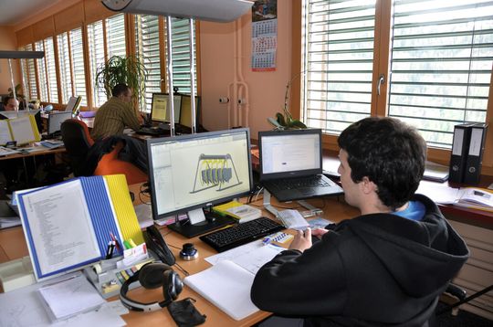 Bureau de construction de Mecatis, une PME valaisanne. Bureau de construction de Mecatis, une PME valaisanne.