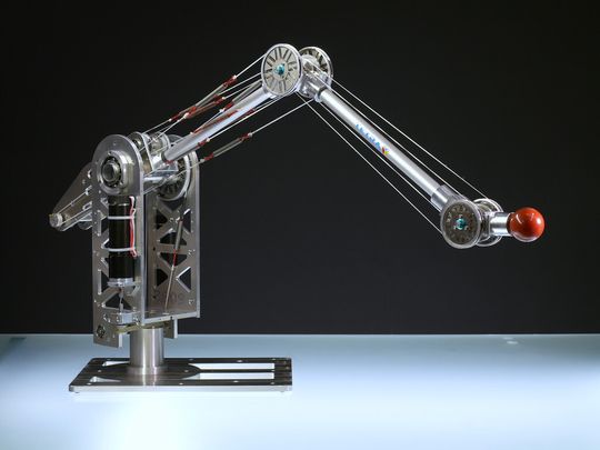 Das Skelett des BioRob-X4-V3 kommt ins Museum nach Paderborn. Das Skelett des BioRob-X4-V3 kommt ins Museum nach Paderborn.