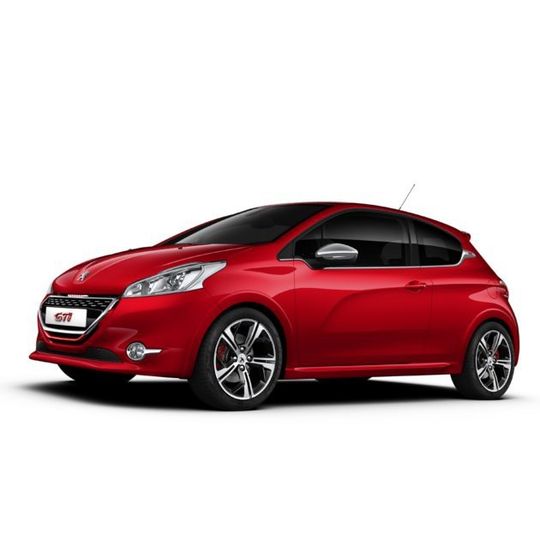 Der Peugeot 208 GTI erhält unter anderem 17-Zoll-Karbonfelgen, rot lackierte Bremssättel und einen verchromten Doppelauspuff. Der Peugeot 208 GTI erhält unter anderem 17-Zoll-Karbonfelgen, rot lackierte Bremssättel und einen verchromten Doppelauspuff.