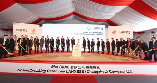 The groundbreaking for the largest EPDM plant in the world took place in Changzhou on September 5, 2012. The groundbreaking for the largest EPDM plant in the world took place in Changzhou on September 5, 2012.