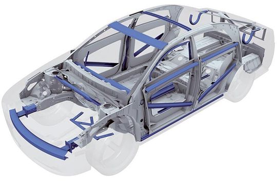 Leichtbaulösungen mit Rohren und Profilen aus höchstfesten Stahlgüten.