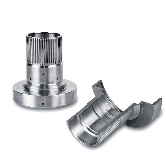 Geringeres Gewicht – stabilere Konstruktion: Leichtbaugetriebewelle mit Passverzahnung.