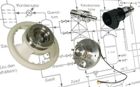 Verschiedene RFID Kupplungen, teilweise zusätzlich mechanisch kodiert und mit Näherungsinitiatoren ausgerüstet Verschiedene RFID Kupplungen, teilweise zusätzlich mechanisch kodiert und mit Näherungsinitiatoren ausgerüstet