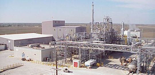 Der BASF-Standort Bishop in Texas. Der BASF-Standort Bishop in Texas.