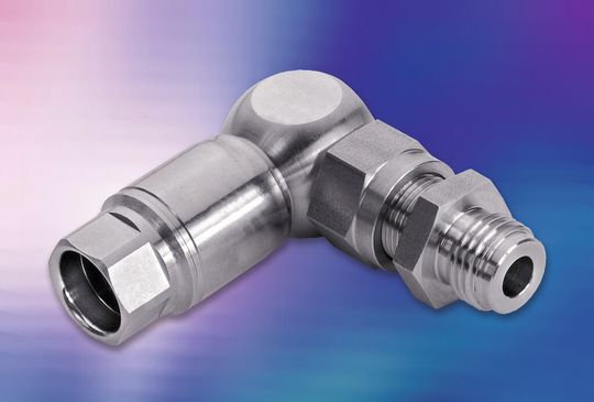 Die totraumfreien Edelstahl-Anschlüsse der Baureihe Freeline von Eisele transportieren Materialen wie Lacke, Nahrungsmittel oder Pharmaprodukte.