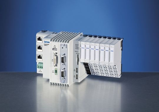 Leistungsfähige Industrierechner wie Lenzes L-force Controller 3200 C eignen sich optimal als Hardwareplattform. Leistungsfähige Industrierechner wie Lenzes L-force Controller 3200 C eignen sich optimal als Hardwareplattform.