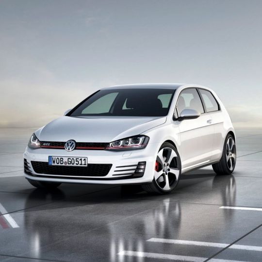 VW zeigt in Paris eine Studie des neuen Golf GTI. VW zeigt in Paris eine Studie des neuen Golf GTI.
