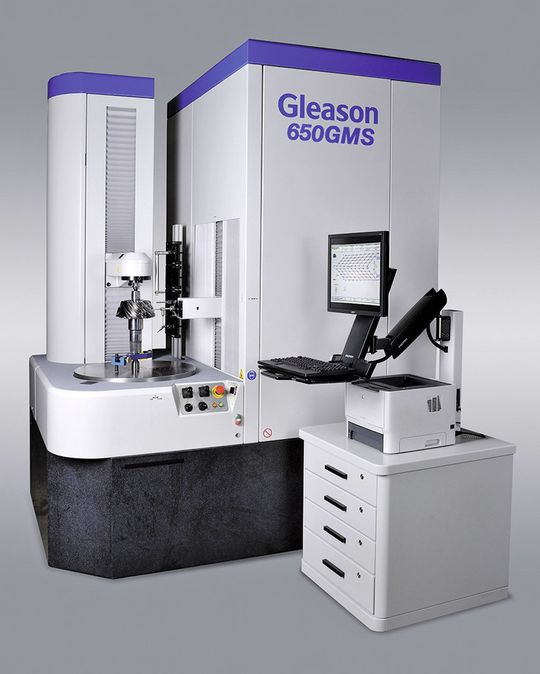 Das Gleason-Verzahnungsmesssystem 650 GMS reduziert die Prüfzeiten von Zylinder- und Kegelrädern deutlich. Das Gleason-Verzahnungsmesssystem 650 GMS reduziert die Prüfzeiten von Zylinder- und Kegelrädern deutlich.