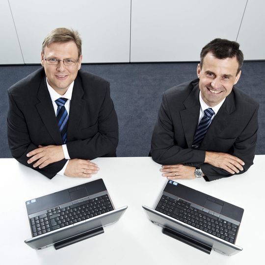 Oliver Diers (li.), Standortleiter plantIng-Gelsenkirchen und Markus Röttger, Technischer Leiter von plantIng-Gelsenkirchen, freuen sich auf neue Projekte.