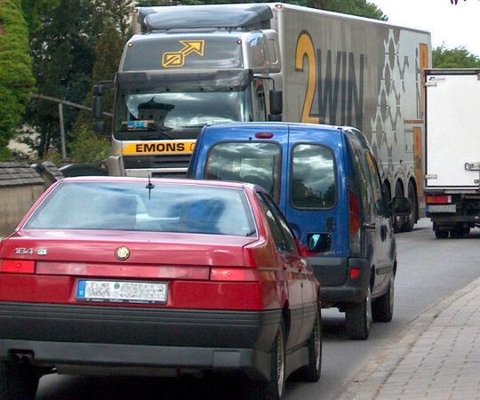 Dichter Verkehr: Eine Handy-App soll Unfälle vermeiden