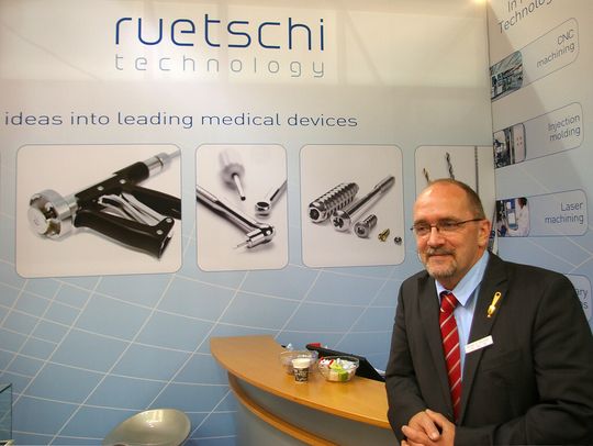 Rainer E. Staneker, directeur des ventes de Ruetschi Technology. Rainer E. Staneker, directeur des ventes de Ruetschi Technology.