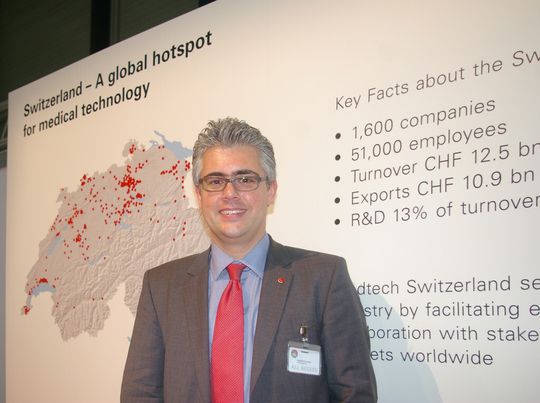Patrick Dümmler, directeur de Medtech Switzerland. Patrick Dümmler, directeur de Medtech Switzerland.