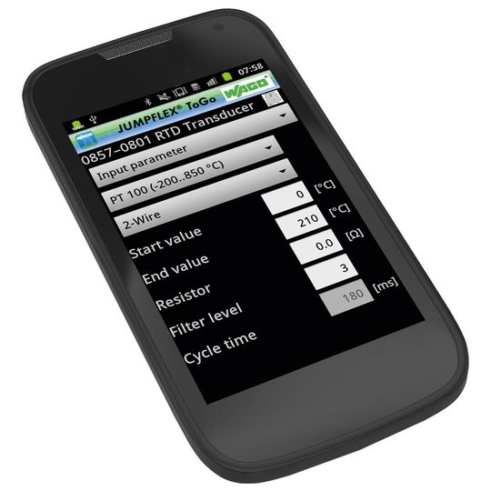 Ebenso übersichtlich wie benutzerfreundlich: Die kostenlose App Jumpflex-To-go kann alles, was auch eine PC-basierte FDT/DTM-Software kann.