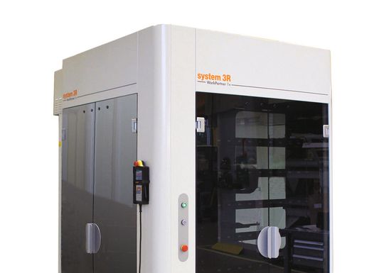 Robotereinheit Work Partner 1+ für moderne Werkzeugmaschinen in Produktionszellen. Robotereinheit Work Partner 1+ für moderne Werkzeugmaschinen in Produktionszellen.