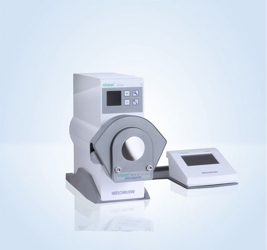 Die neue Schlauchpumpe rotarus volume 100 inklusive Bedienmodul Die neue Schlauchpumpe rotarus volume 100 inklusive Bedienmodul