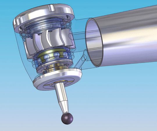 Dentalturbinenkopf mit Rotor, Rotorwelle, Kugellagern und Bohrwerkzeug. Dentalturbinenkopf mit Rotor, Rotorwelle, Kugellagern und Bohrwerkzeug.