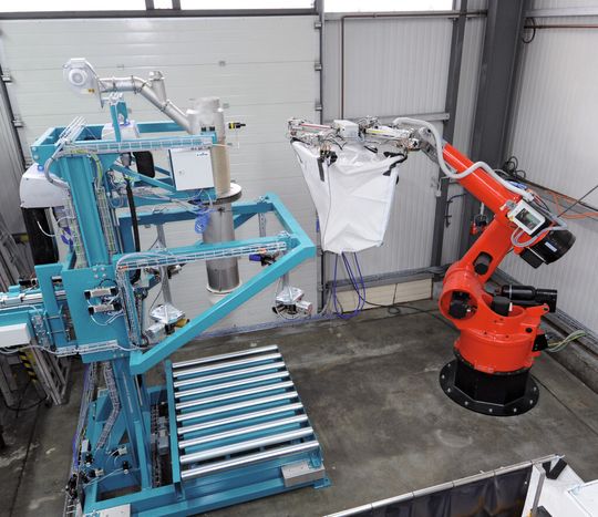 Vollautomatische Big-Bag-Füllanlage