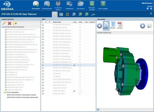 Dexma PLM + für die Organisation der Produkt-Lebenszyklen Dexma PLM + für die Organisation der Produkt-Lebenszyklen